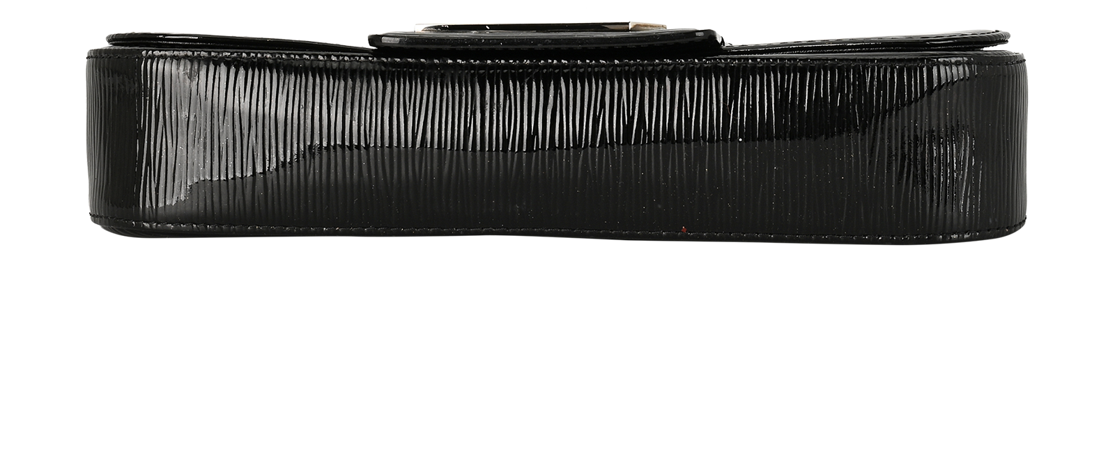 Sobe Clutch, &pound;395, Handbags, Black, Leather, Top view